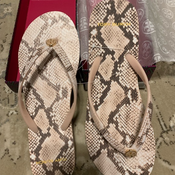 tory burch sunset blush flip flop